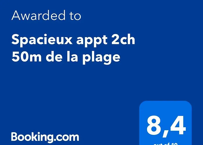 Spacieux Appt 2Ch 50M De La Plage